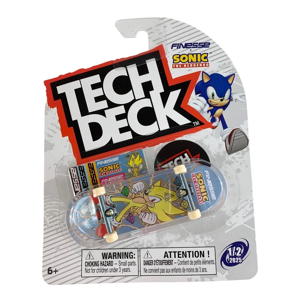Tech Deck Sonic The Hedgehog Simpsons TMNT Fingerboards Lot 4 Santa Cruz Finesse - Picture 5 of 6
